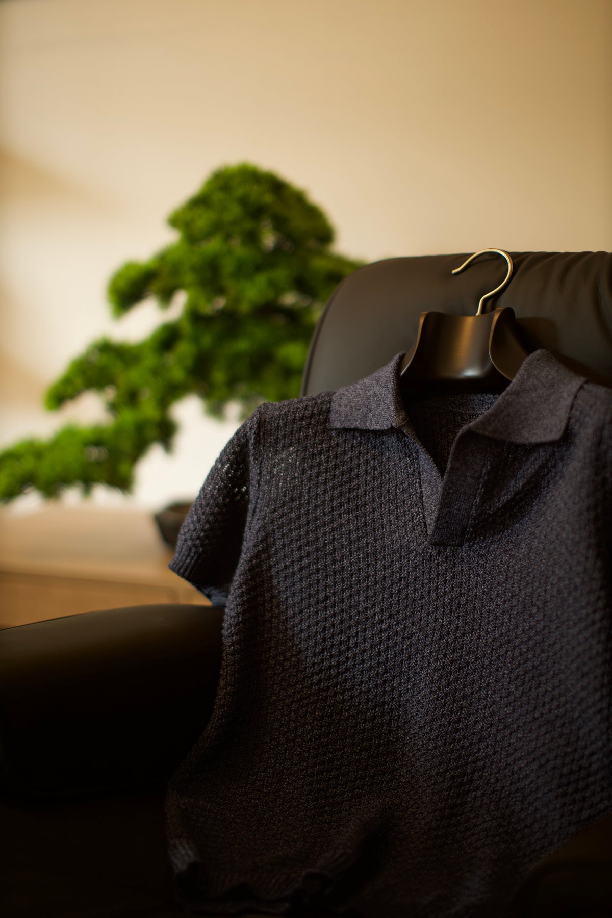 Navy Skipper Knit Polo Shirt