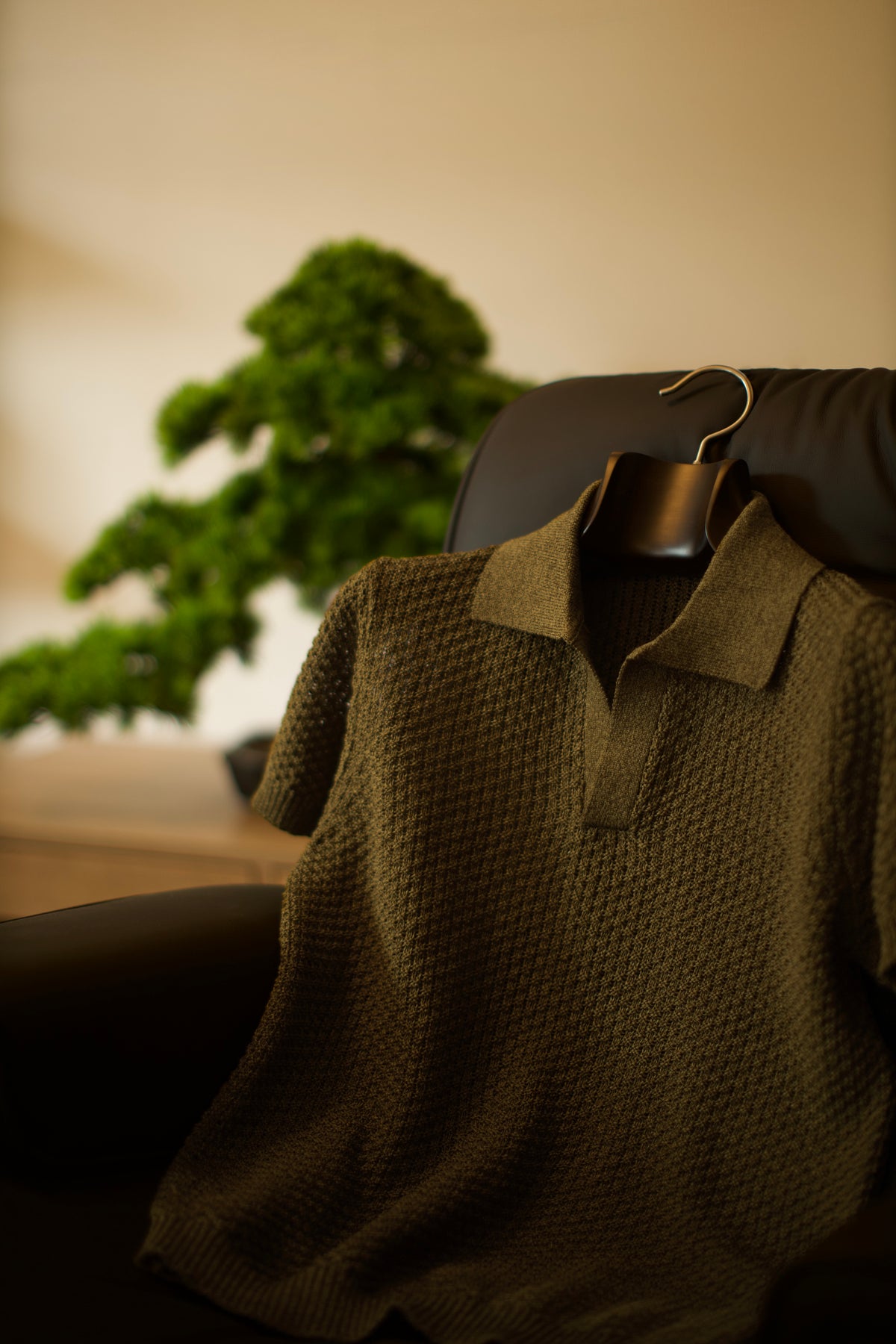 Green Skipper Knit Polo Shirt