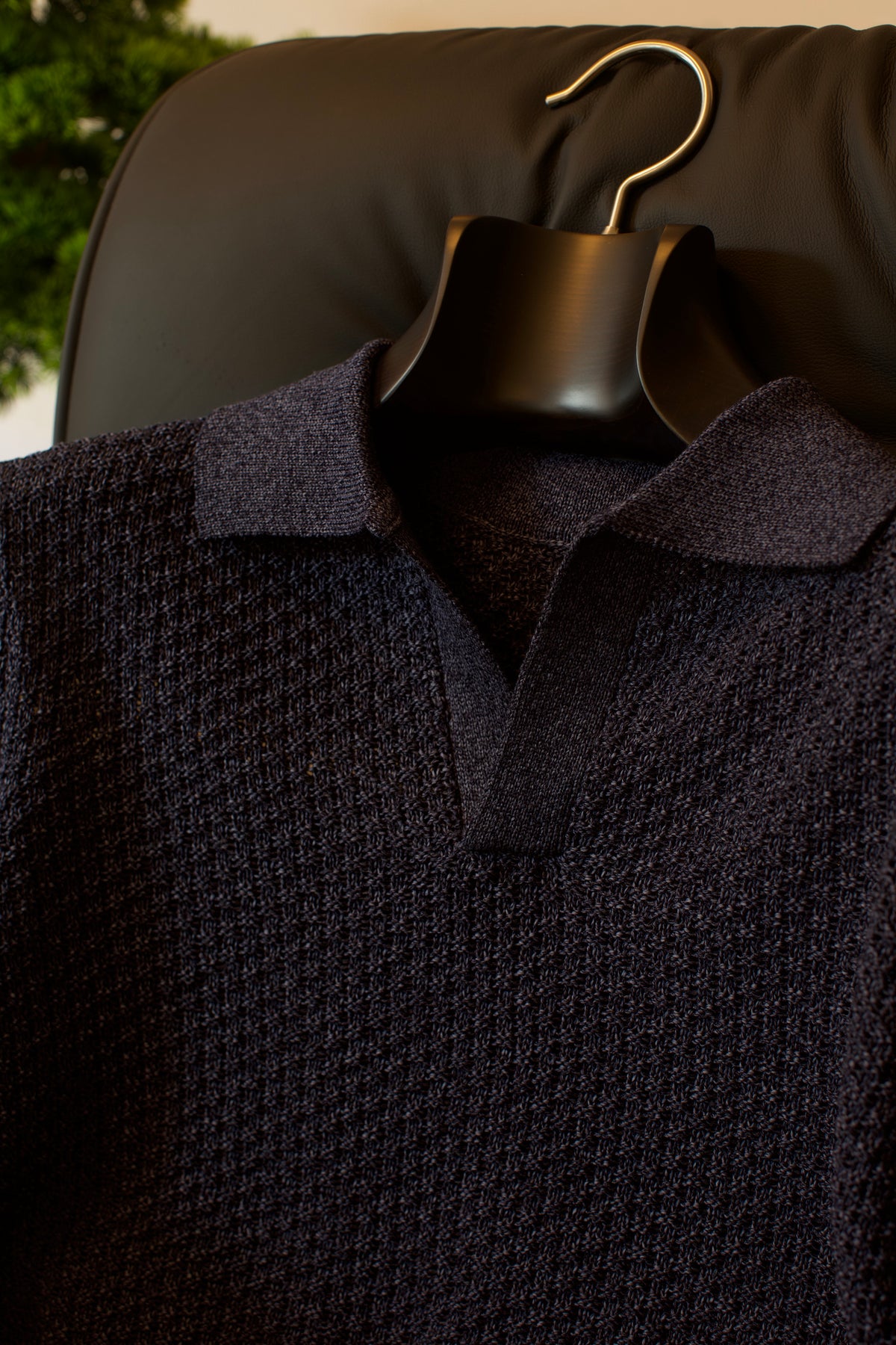 Navy Skipper Knit Polo Shirt