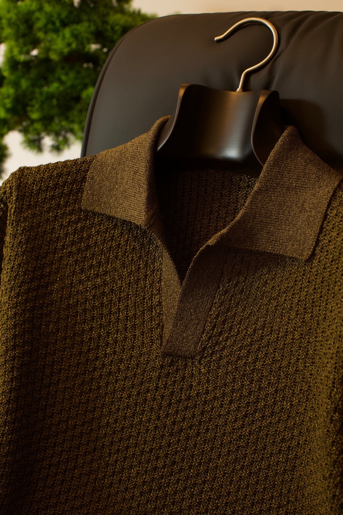 Green Skipper Knit Polo Shirt