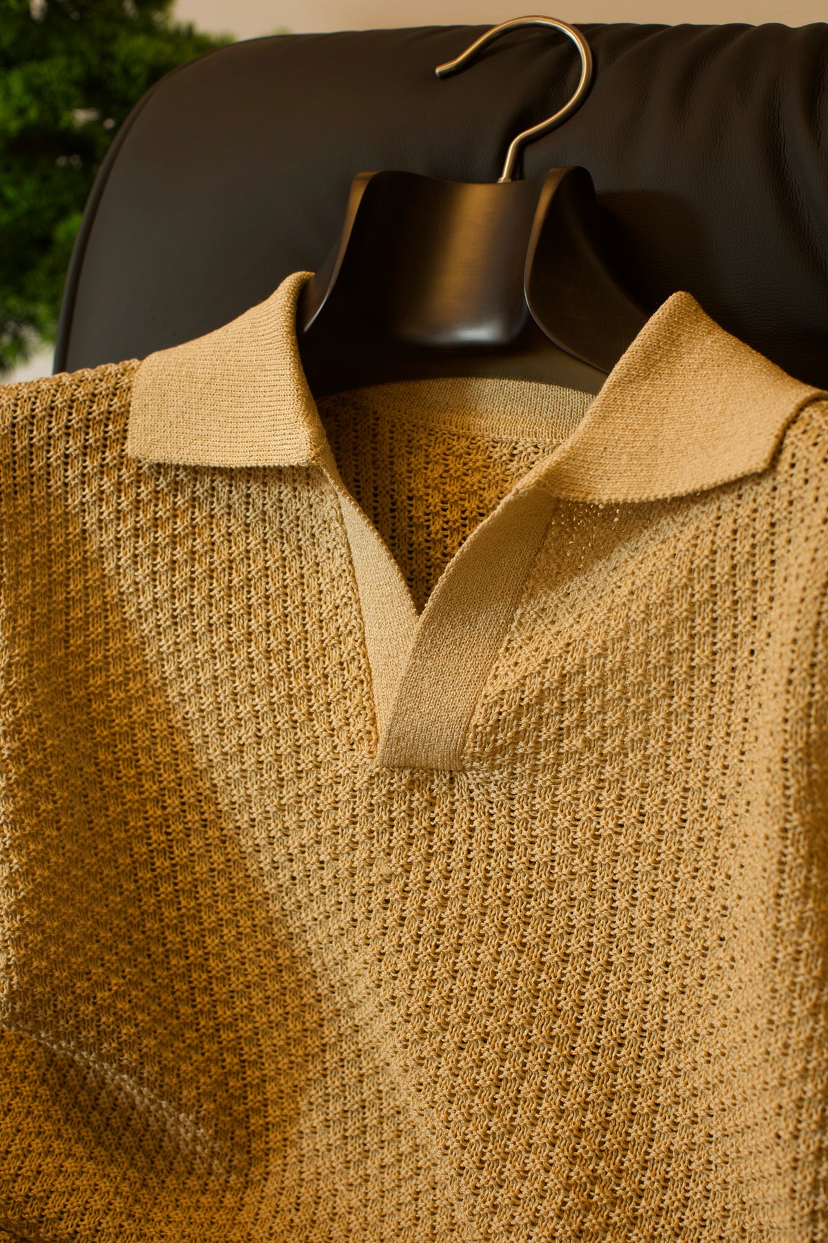 Yellow Skipper Knit Polo Shirt (low stock)
