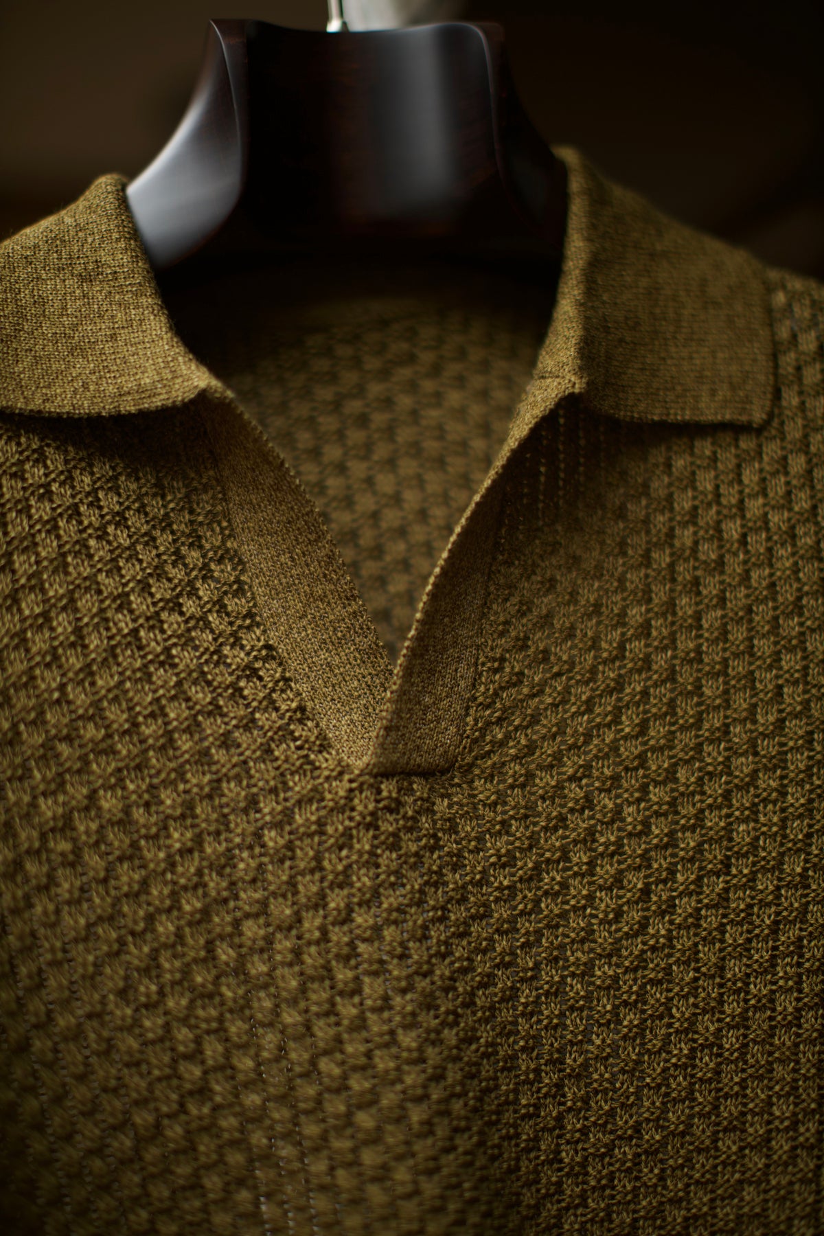 Green Skipper Knit Polo Shirt