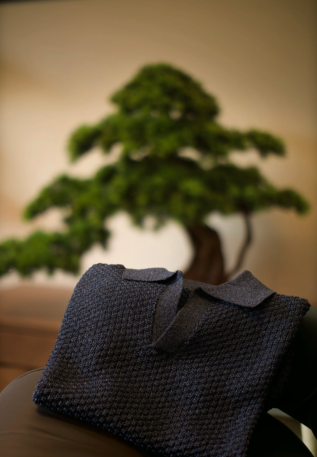Navy Skipper Knit Polo Shirt