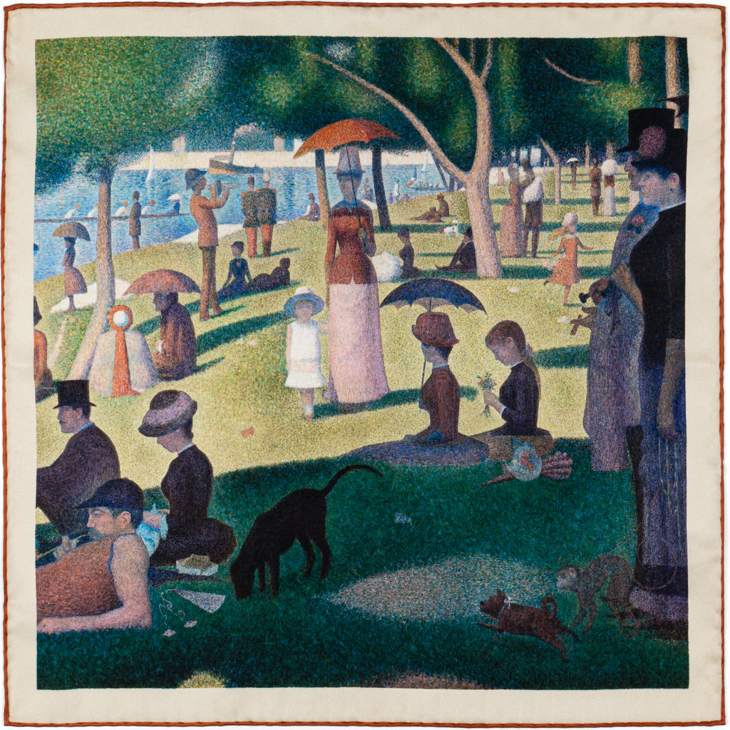 Fine Art Pocket Square - A Sunday on La Grande Jatte Pocket Square