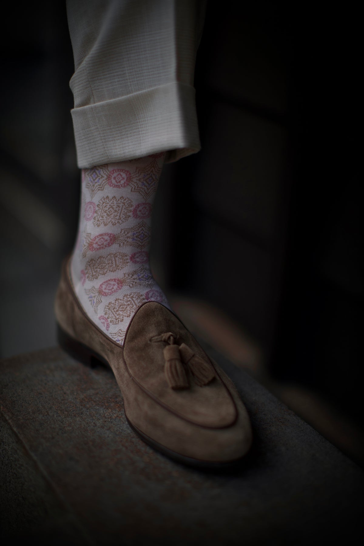 Medallion Pattern Socks