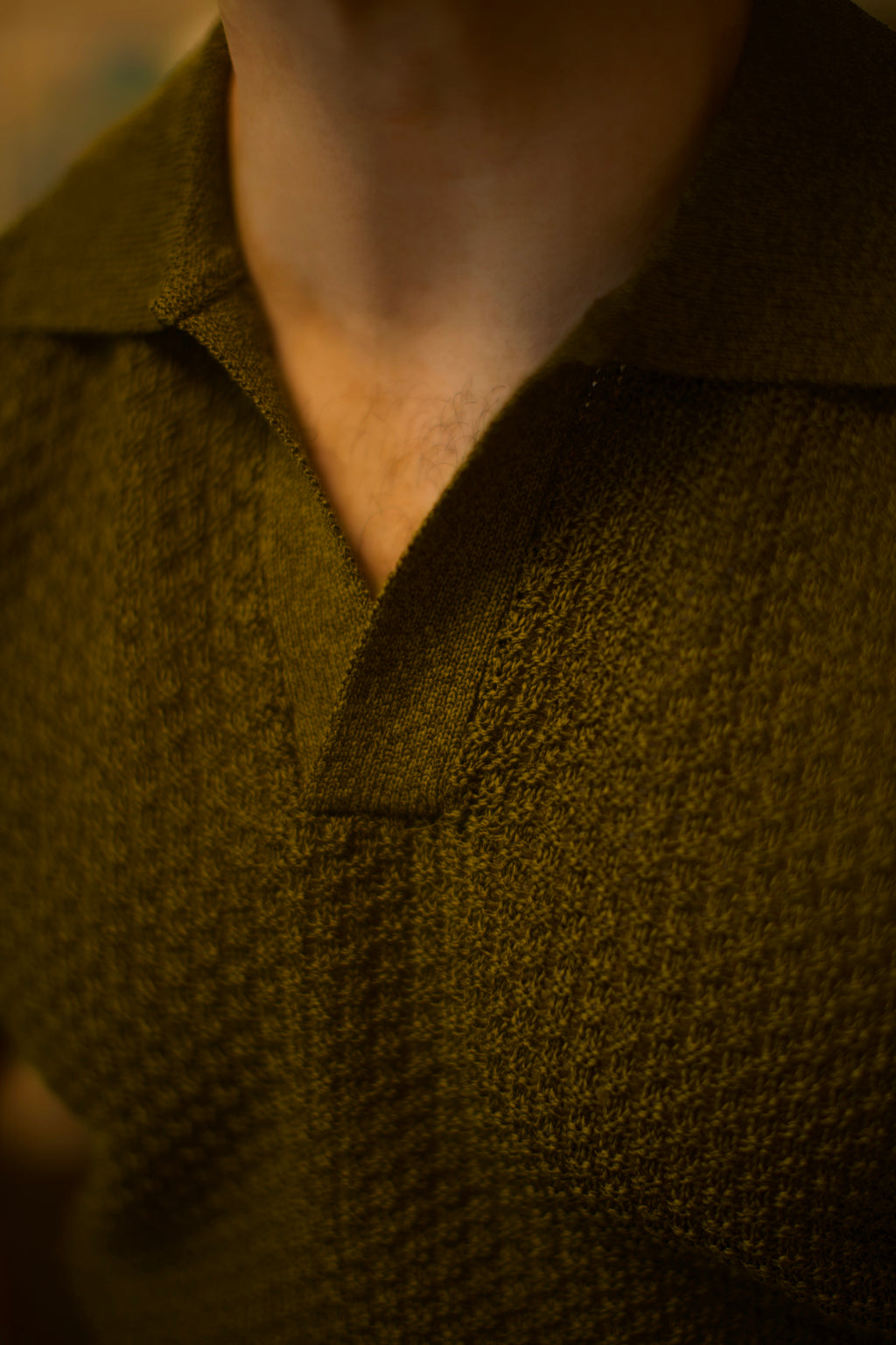 Green Skipper Knit Polo Shirt
