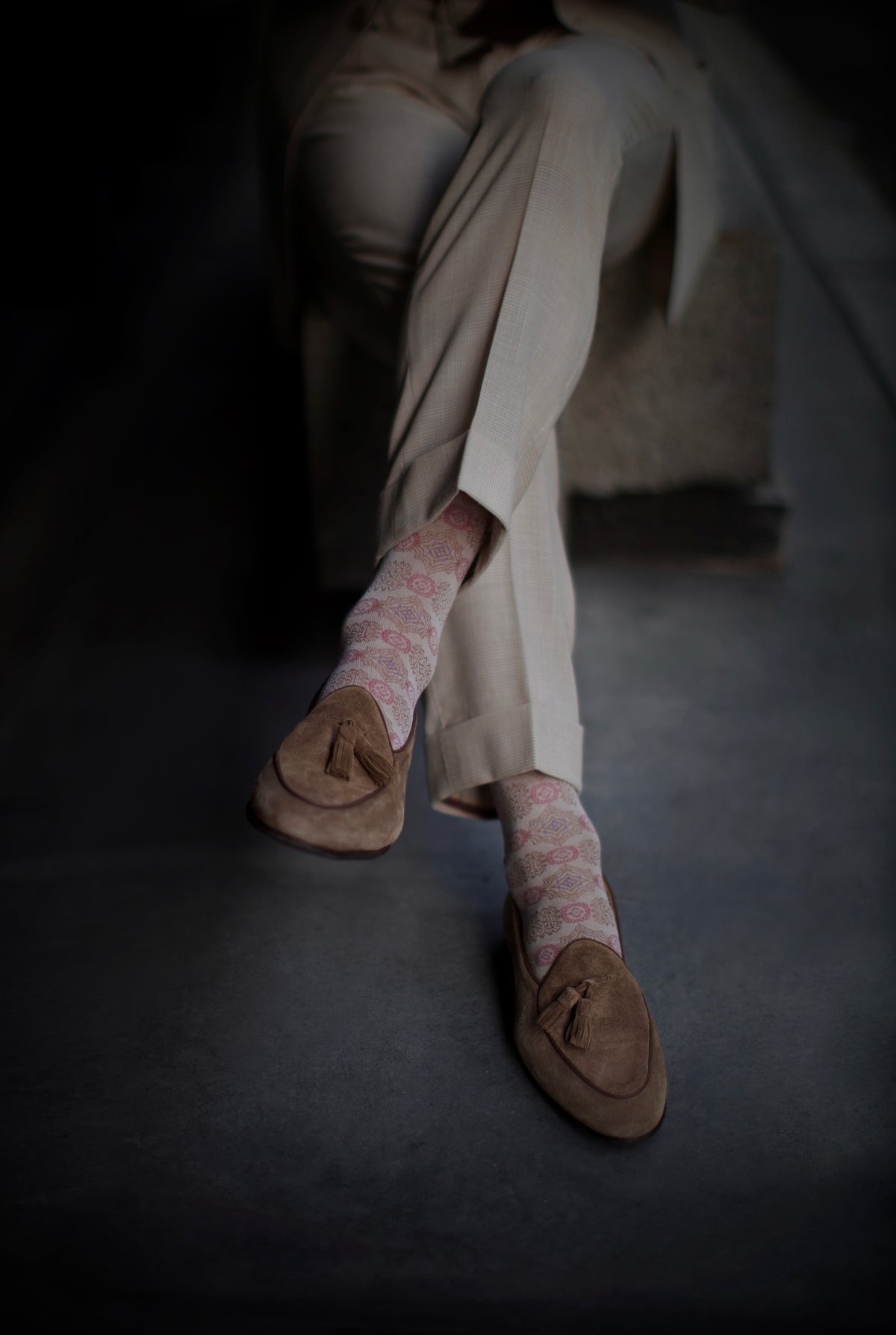 Medallion Pattern Socks