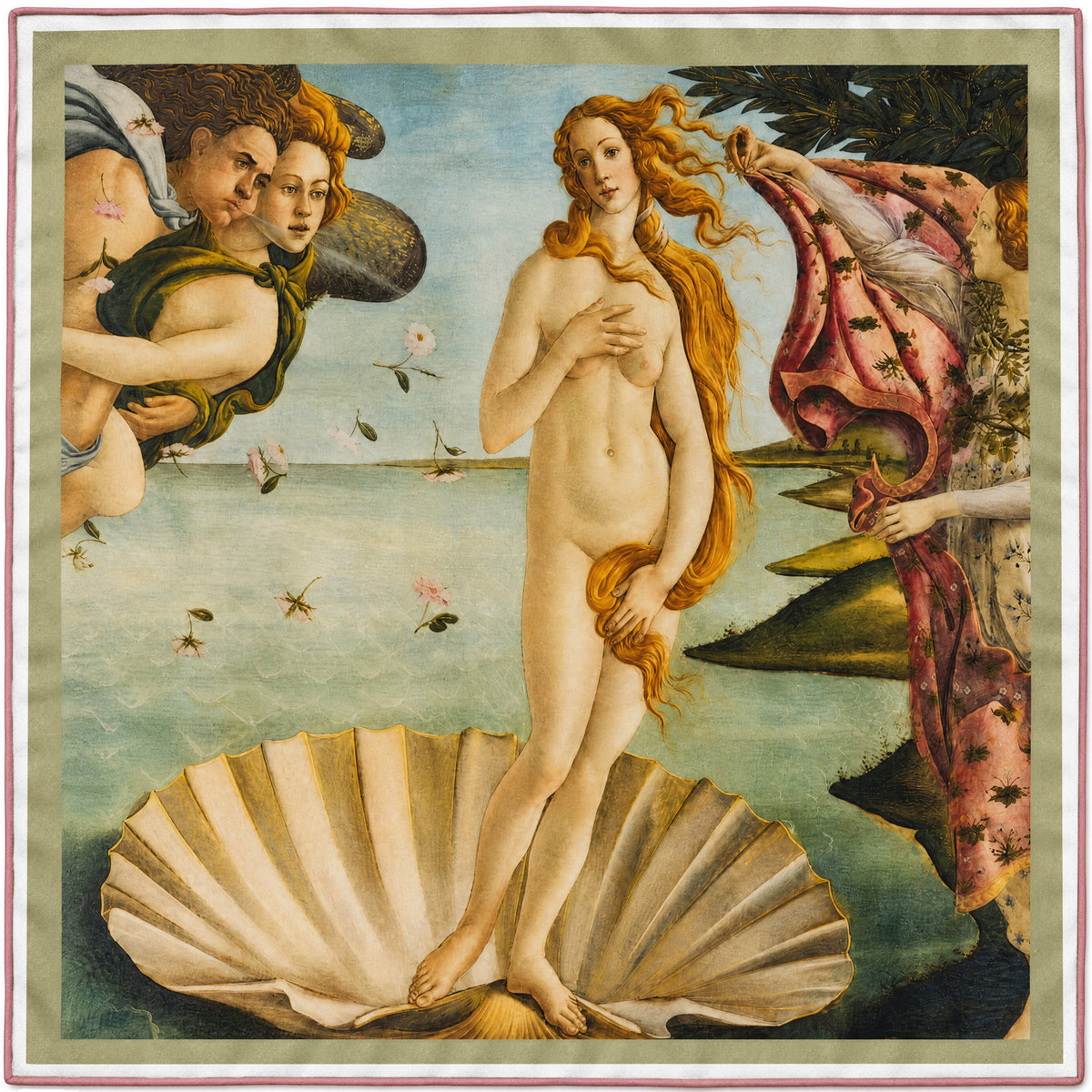 Fine Art Pocket Square - The Birth of Venus
