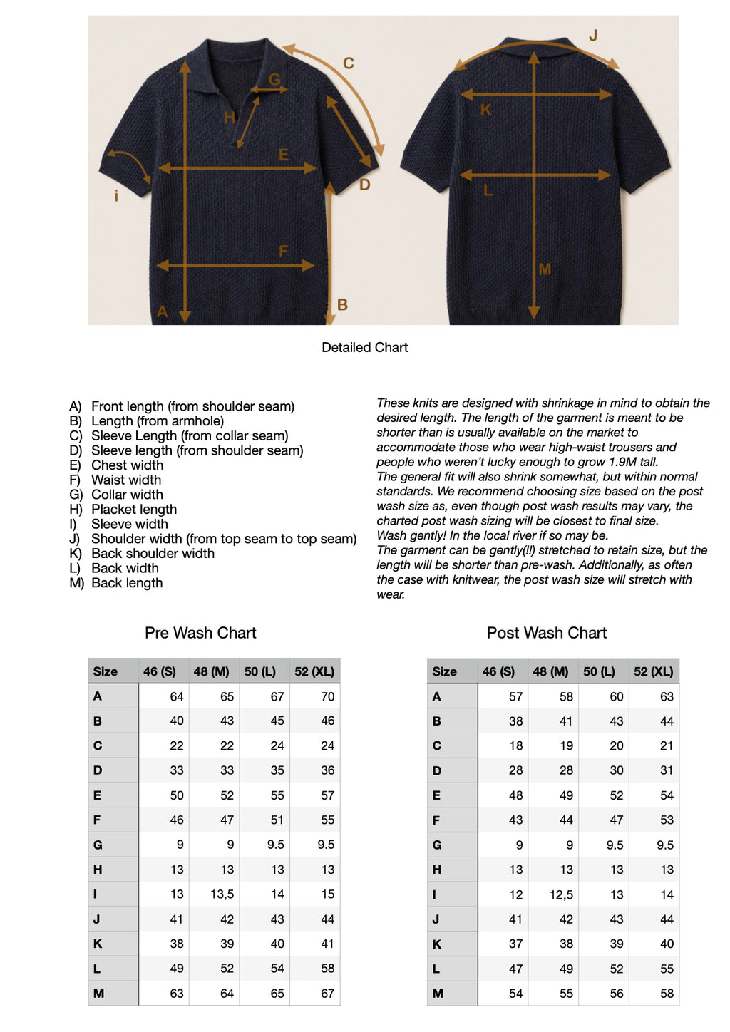 Yellow Skipper Knit Polo Shirt (low stock)
