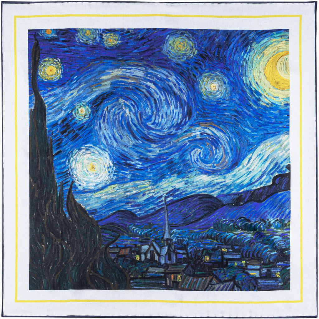 Fine Art Pocket Square - Starry Night